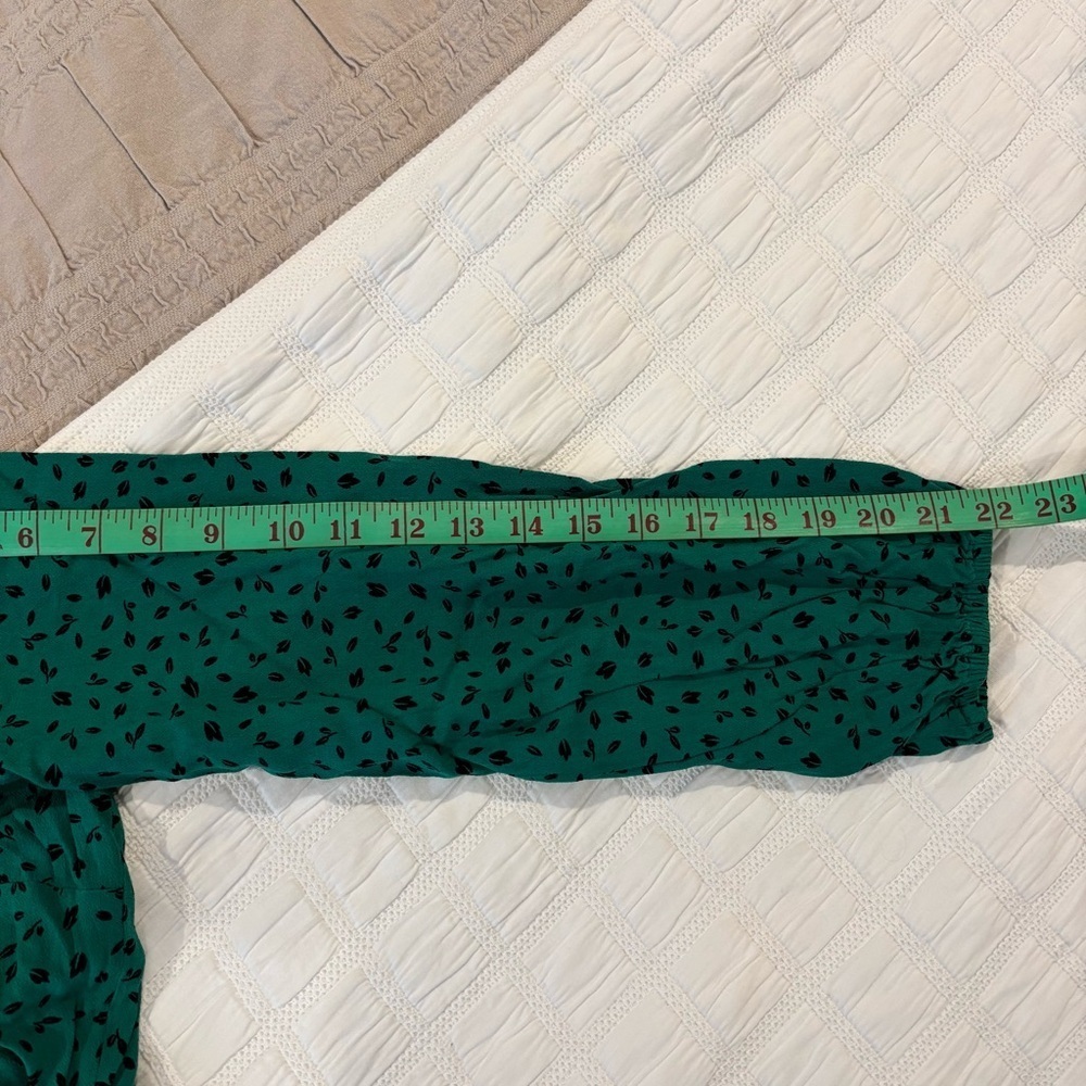 Ever New Emerald Green Long Sleeve Wrap Midi Dress - Picture 11 of 12